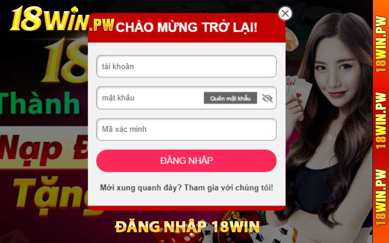 Đăng nhập 18WIN